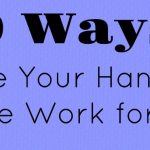 Text: 9 Ways to make Your Handshake Profile Work for you