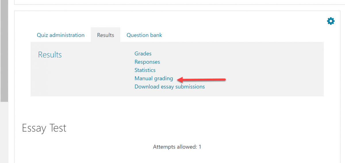 how to grade essay questions in moodle