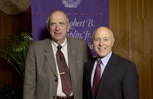 Doctor Arthur Schulte and Robert Pamplin, Jr.