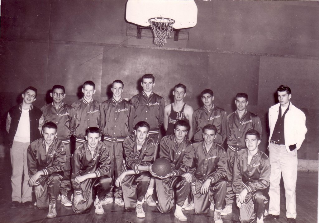 1955 Columbia Preparatory School basketball team.