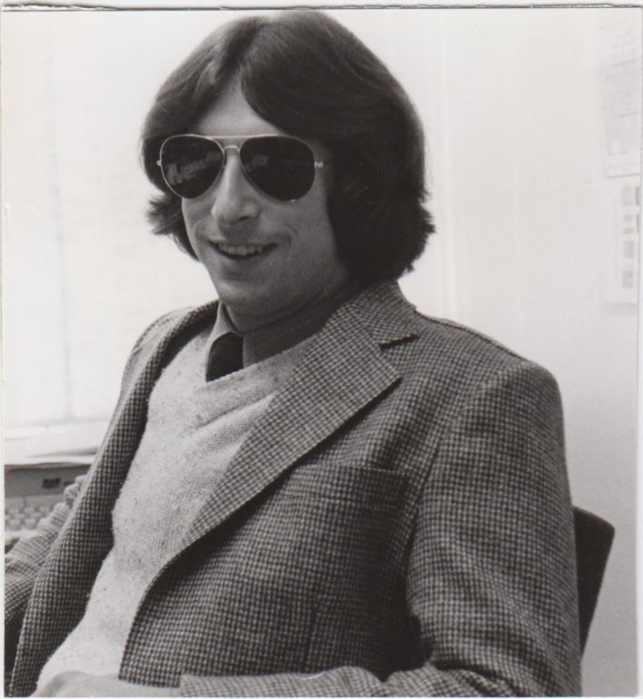Doctor Herman Asarnow wearing sunglasses.
