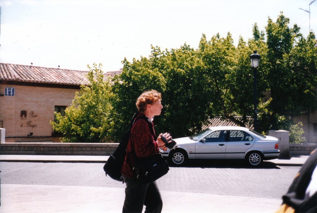 Doctor Kathleen Regan holding a video camera