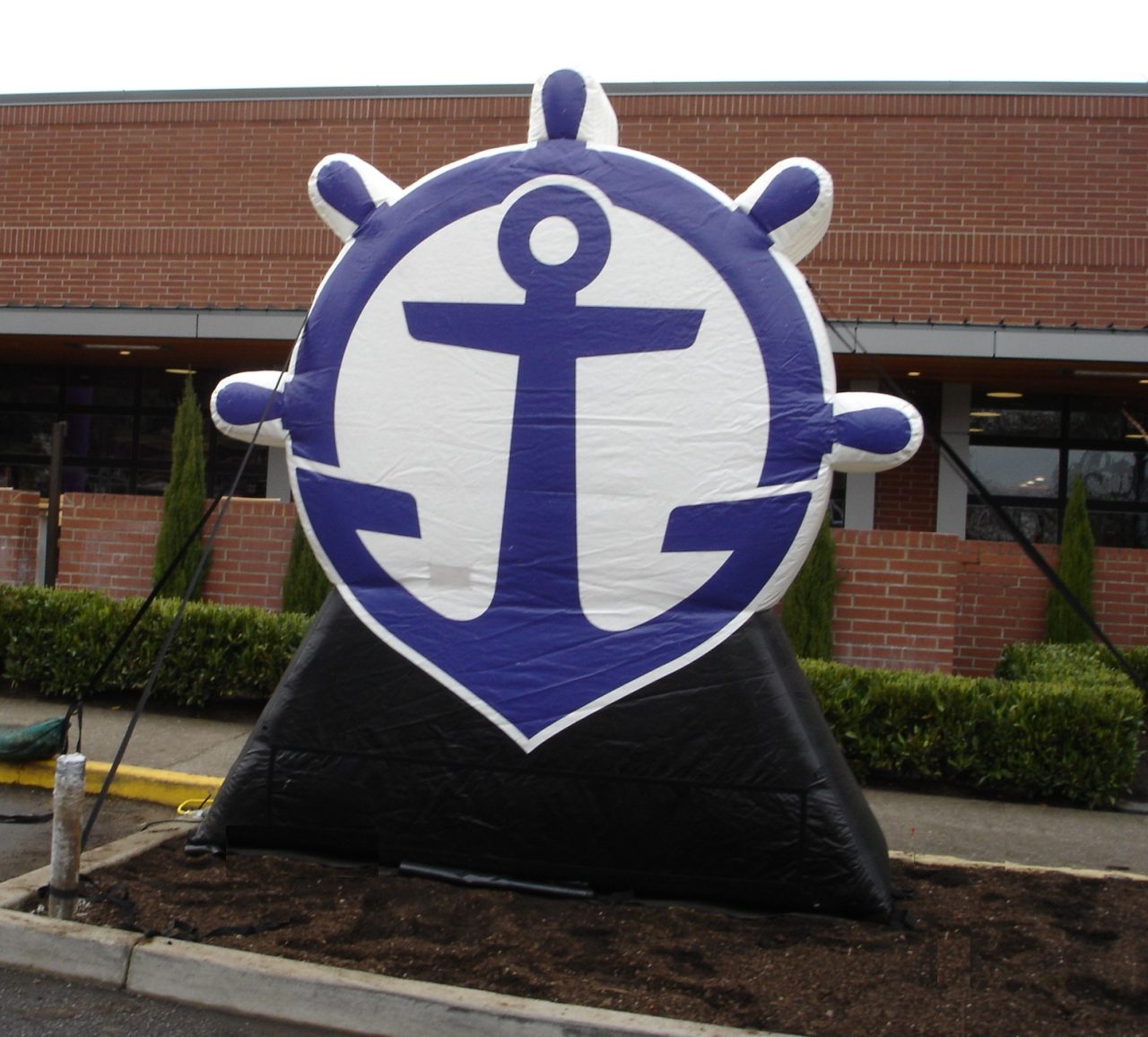 Inflatable Wheel and Anchor Logo