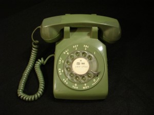 Rotary phone, c1983 (University Museum)
