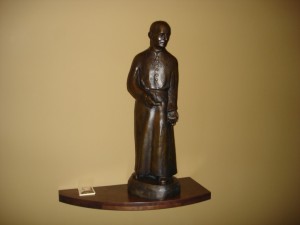 Brother Andre Bessette Statue in St. Andre Bessette Chapel, Tyson Hall.