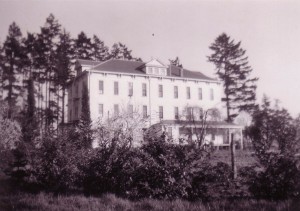 Back of St. Mary's Convent, 1944 (University Archives photo, Click to enlarge image)
