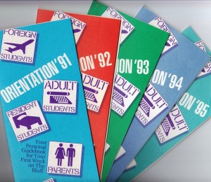 Orientation brochures, 1991-1995