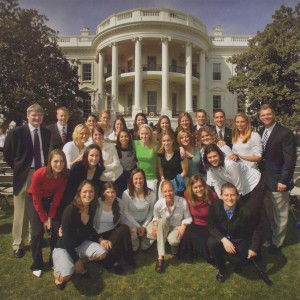 2005 Championship Team on the White House Lawn, April 6, 2006 (Steven Gibbons, photographer)