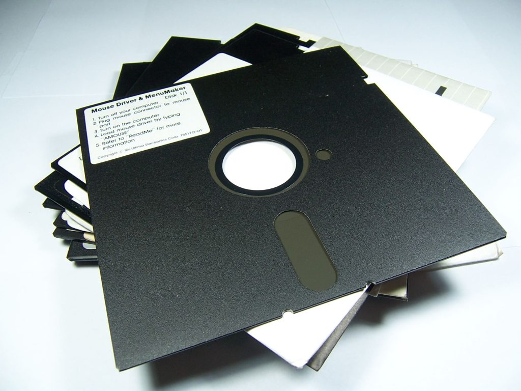 5.25" floppy disks
